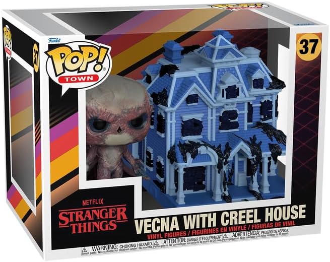 Funko Pop! Town: Stranger Things - Creel House With Vecna- Figura in Vinile da Collezione -