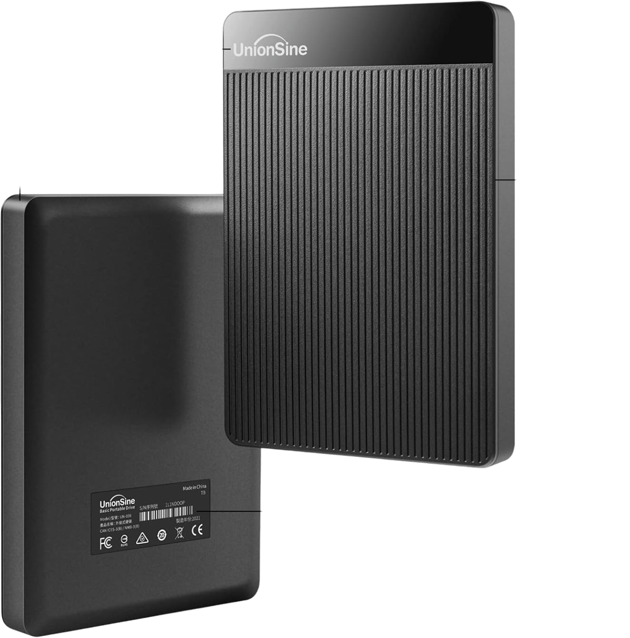 UnionSine Hard Disk Esterno 2,5″ 500GB +ROM RETROBAT + ROM HYPERSPIN
