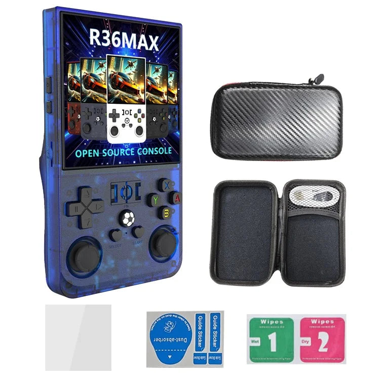 Console portatile R36 Max Schermo 4 pollici, con scheda da 128 GB