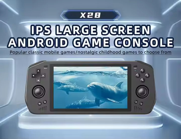 POWKIDDY X28 Console di gioco portatile Sistema Android 11 memoria 64gb + micro 128gb Google Store