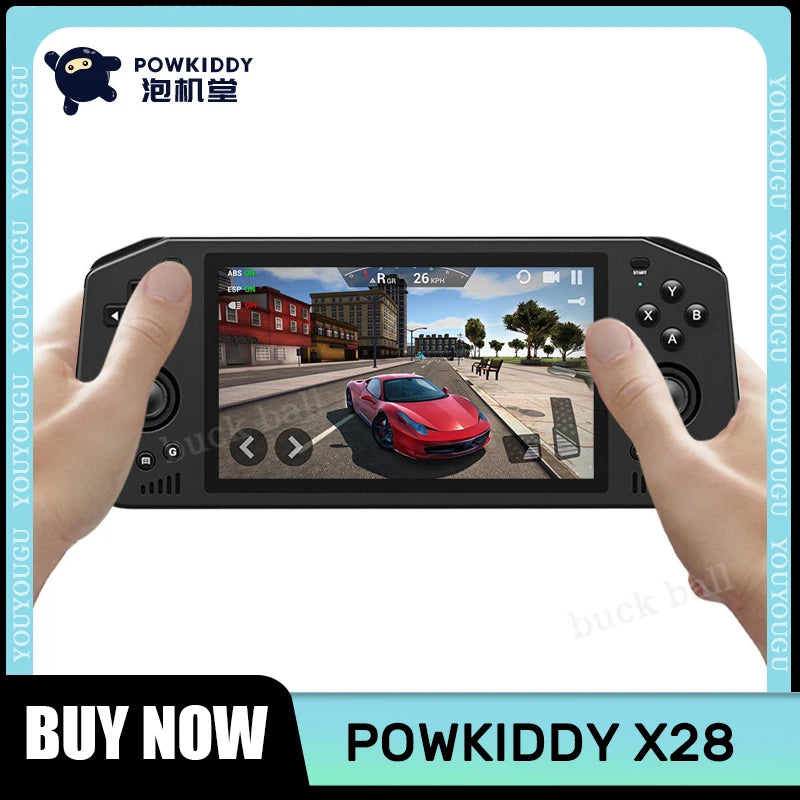 POWKIDDY X28 Console di gioco portatile Sistema Android 11 memoria 64gb + micro 128gb Google Store