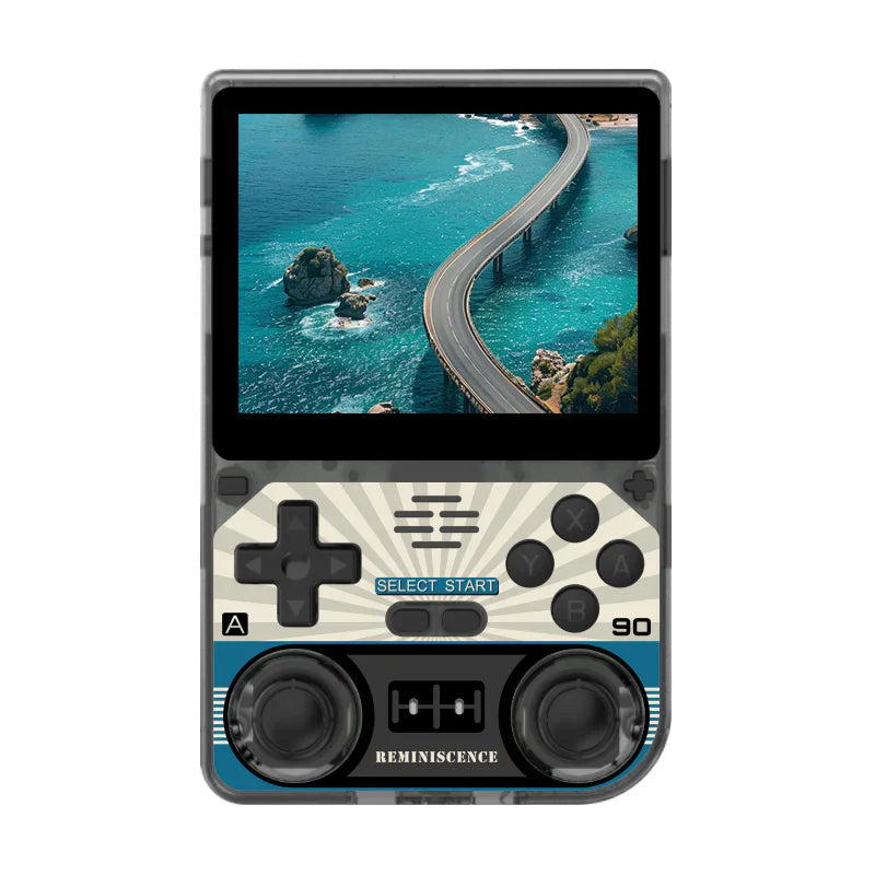 Powkiddy V20 Retro Console di gioco portatile 3.5 pollici IPS per videogiochi con schermo LINUX HD Smart 64GB Console di gioco Arcade