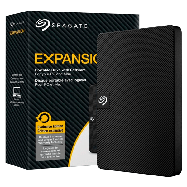 Seagate Expansion, 4 TB, External Hard Drive HDD, 3.5 Inch, USB 3.0