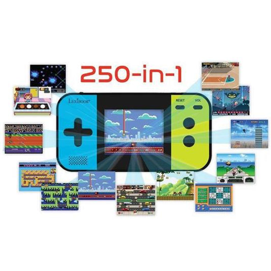 Lexibook- Console di Gioco Portatile Compact Cyber Arcade, 250 Giochi, LCD, Batteria, Videogioco Bambino Adolescente