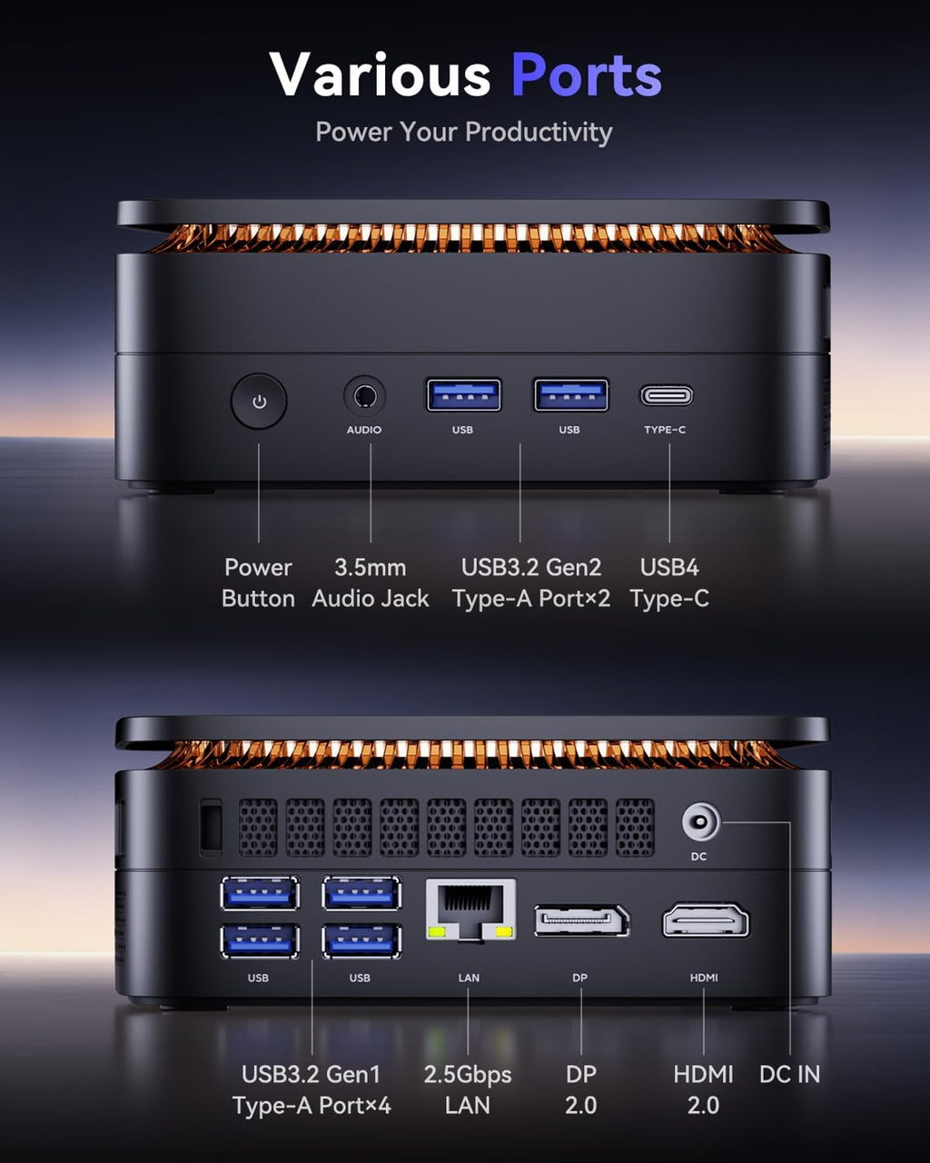 NiPoGi Gust Ryzen 9 8945HS (780M) 32GB -1TB GAMING