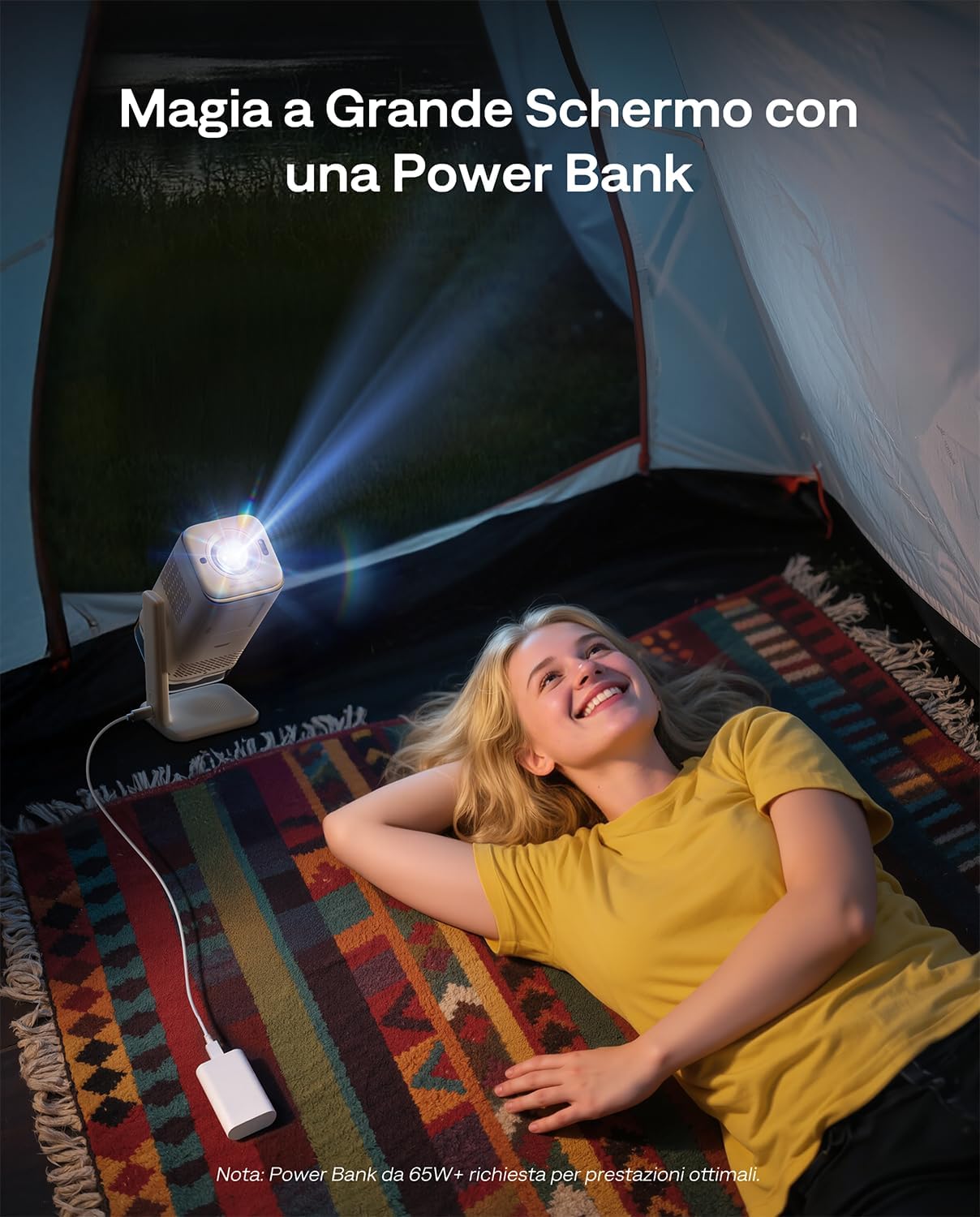 Aurzen Boom Air Mini Proiettore Portatile Google tv