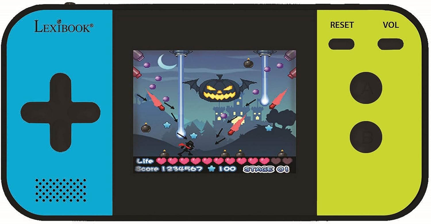 Lexibook- Console di Gioco Portatile Compact Cyber Arcade, 250 Giochi, LCD, Batteria, Videogioco Bambino Adolescente