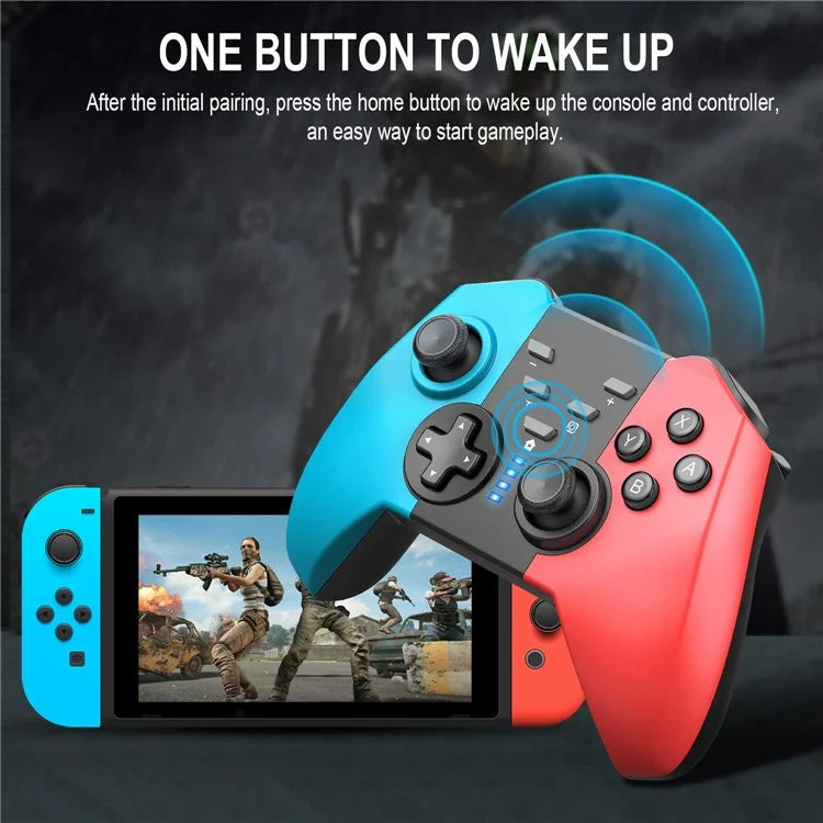 Controllore di gioco wireless  per Switch Gamepad Bluetooth Supporta risveglio Console SWH con doppia vibrazione