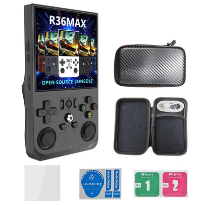 Console portatile R36 Max  Schermo 4 pollici, con scheda da 128 GB