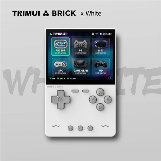 Console portatile da gioco  TRIMUI BRICK 64Gb con schermo IPS da 3,2 pollici, open source, per giochi retrò