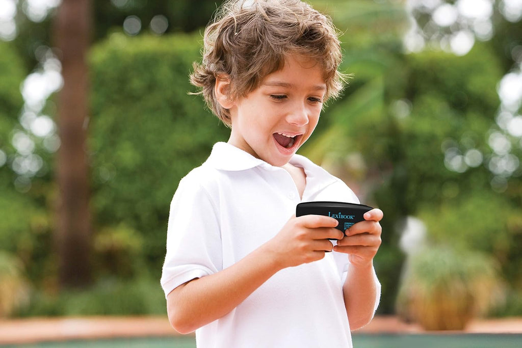 Lexibook- Console di Gioco Portatile Compact Cyber Arcade, 250 Giochi, LCD, Batteria, Videogioco Bambino Adolescente