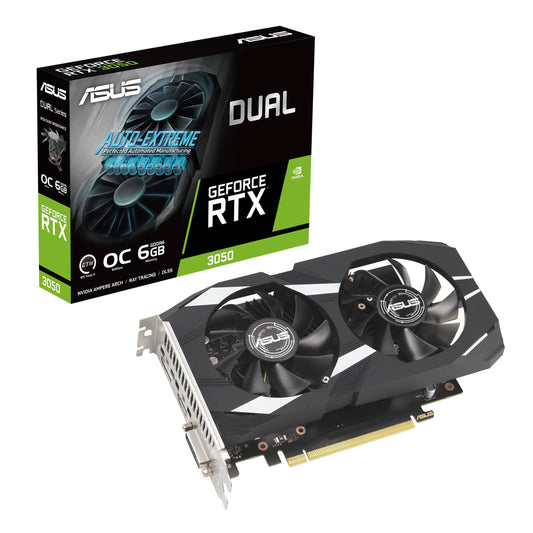 ASUS DUAL NVIDIA GeForce RTX 3050 OC Edition Scheda Video 6 GB GDDR6