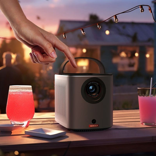 Nebula Mars 3 Air batteria integrata, 2,5h proiettore portatile da 400 ANSI-lumen, Google TV