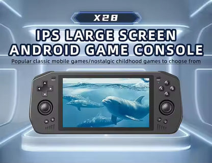 POWKIDDY X28 Console di gioco portatile Sistema Android 11 memoria 64gb + micro 128gb Google Store